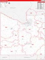 Blue Earth, Mn Carrier Route Wall Map